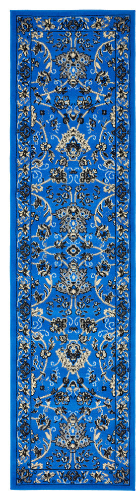 Unique Loom Dark Blue Washington Sialk Hill 2' 2 x 8' 2 Runner Rug