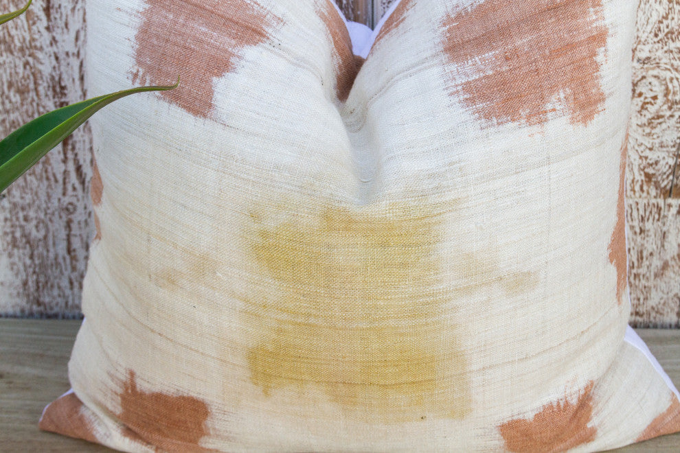 Tovi Organic Silk Ikat Pillow