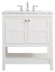 Elegant VF16530WH 30"Single Bathroom Vanity, White