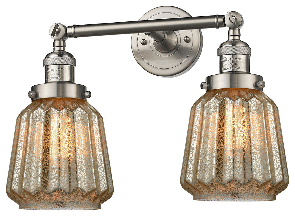 Innovations Lighting 208-Sn-G146-Led 2 Light Dimmable Led Bathroom Fixture