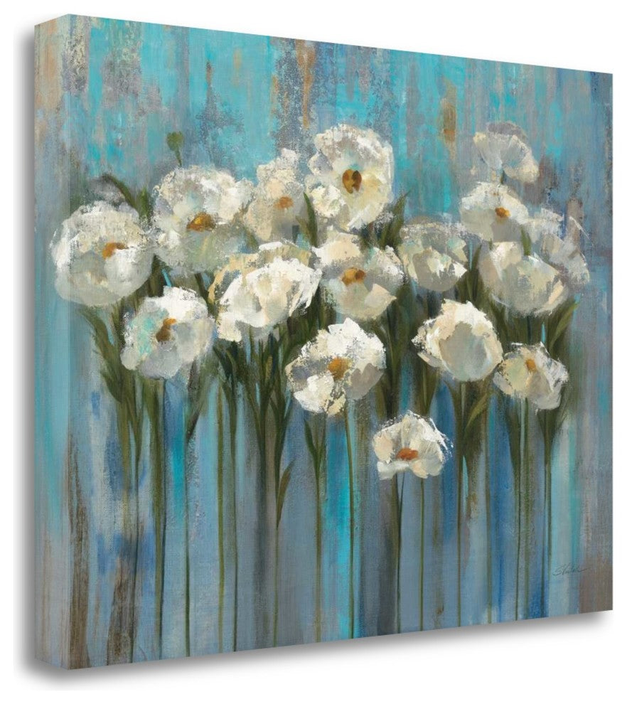 "Anemones" By The Lake, Giclee Print on Gallery Wrap Canvas, Ready to Hang