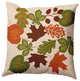 16" x 16" Fall Leaves Decorative Throw Pillow, Oak