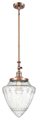 Innovations 206-AC-G664-12-LED Large 1 Light Mini Pendant, Antique Copper