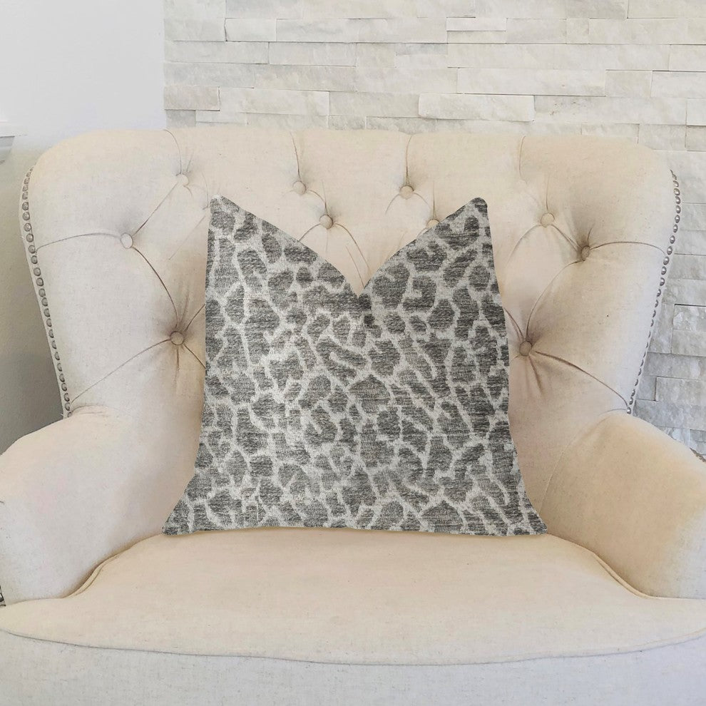 Lafayette Light Green and Beige Luxury Throw Pillow, 20"x20"