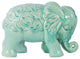 Ceramic Standing Elephant Figurine, Sky Blue