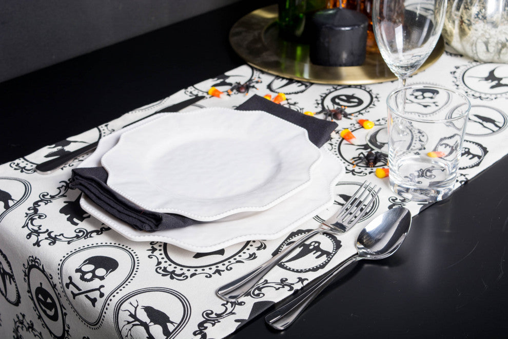 Halloween Portrait Table Runner 14"x72"