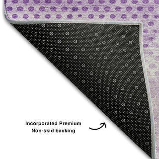 Premium Machine Washable Mayfield AMF539 Lavender 5' x 7'6" Rug