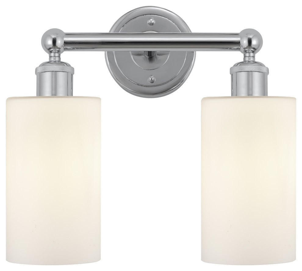 Innovations 616-2W-PC-G801 Clymer 2 Light Bath Vanity Light, Polished Chrome