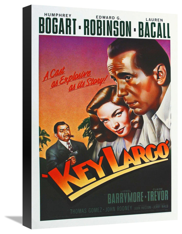 "German - Key Largo" Stretched Canvas Giclee by Hollywood Photo Archive, 15x22"