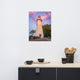 Marblehead Lighthouse at Sunset Coastal Landscape Unframed Wall Art Prints, 18" X 24"