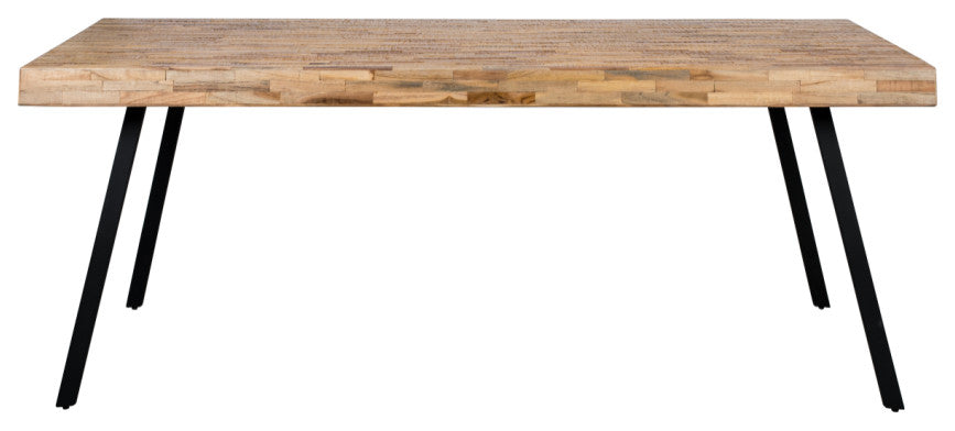 Natural Lacquered Teak Dining Table | DF Suri, Medium