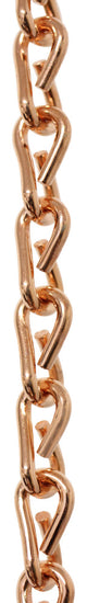 Steel Double Jack Basket Chain, 10', Copper, U13