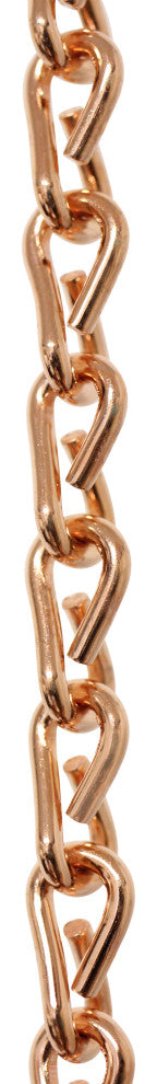 Steel Double Jack Basket Chain, 10', Copper, U13