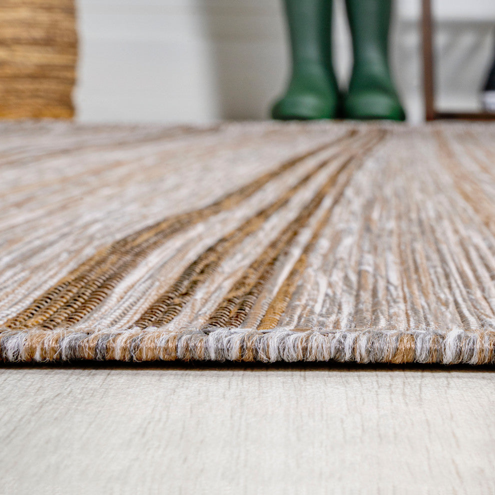 Bo Modern Farmhouse Wide Stripe, 5'x8'