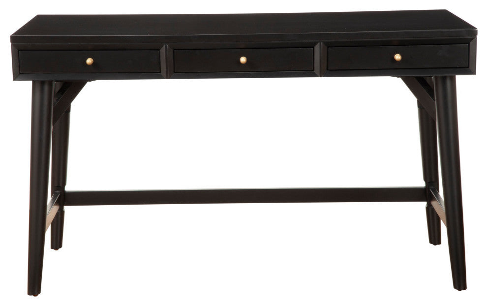Flynn Large Desk, Black