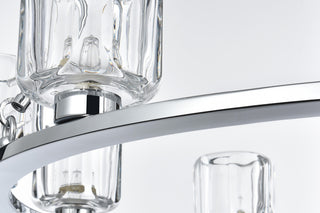 Home Living 36" Chandelier, Chrome