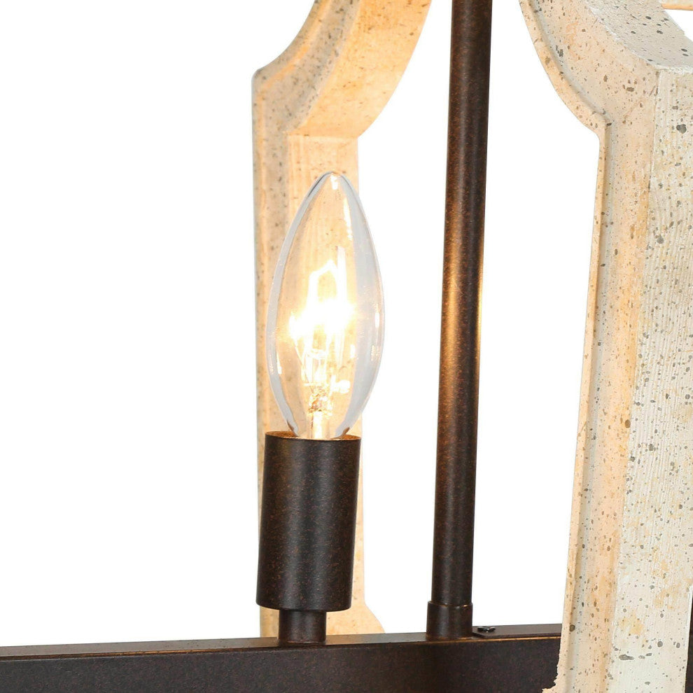 LNC 4-Light Farmhouse Kitchen Island Chadelier
