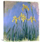 "Yellow Irises" Artwork, 26" x 30"