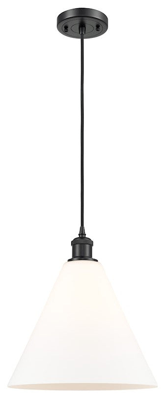 Innovations Lighting 516-1P-BK-GBC-121 1 Light 12" Mini Pendant