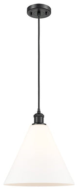 Innovations Lighting 516-1P-BK-GBC-121 1 Light 12" Mini Pendant