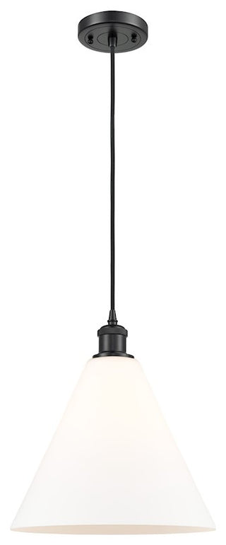 Innovations Lighting 516-1P-BK-GBC-121 1 Light 12" Mini Pendant
