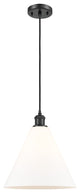 Innovations Lighting 516-1P-BK-GBC-121 1 Light 12" Mini Pendant