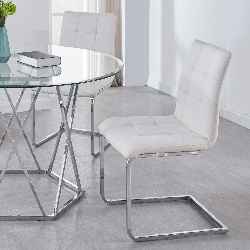 Escondido 5-Piece Dining Set, White