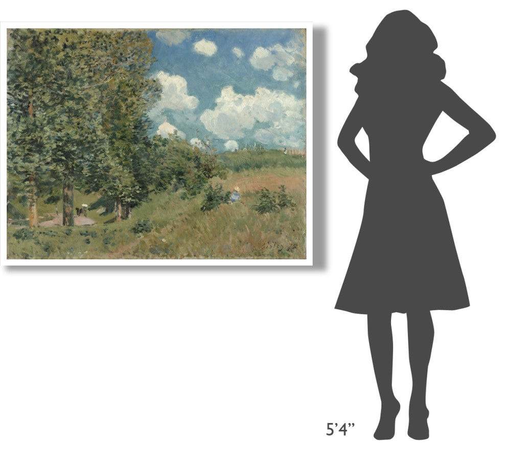 "The Road from Versailles to Saint-Germain" Print by Alfred Sisley, 50"x38"