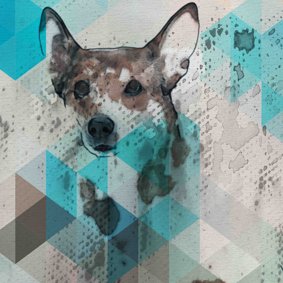 "Dog Walker" Painting Print on Canvas by Irena Orlov