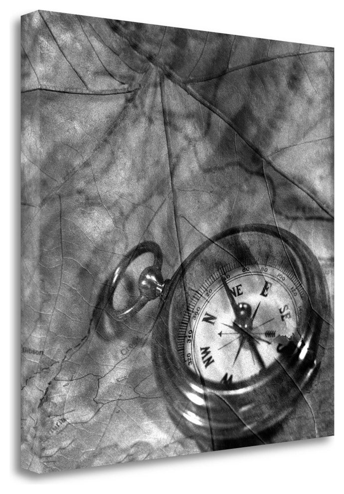 "Retro - Compass" By Alan Blaustein, Giclee Print on Gallery Wrap Canvas