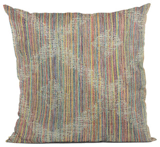 Plutus Multi-Color Diamond Abstract Luxury Throw Pillow, 16"x16"
