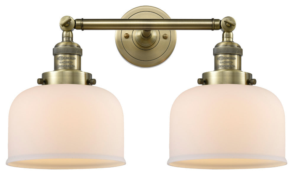 Innovations Lighting 208-Ab-G71-Led 2 Light Dimmable Led Bathroom Fixture
