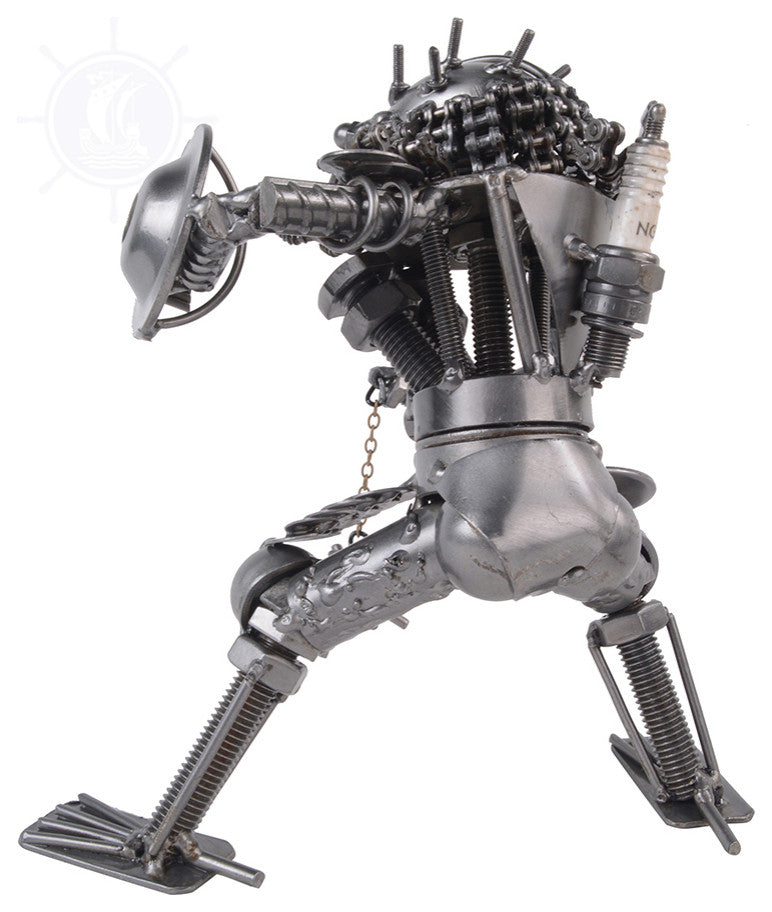 Metal Predator With Chain Flail and Shield