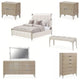AICO Furniture Penthouse 7 Piece King Bedroom Set