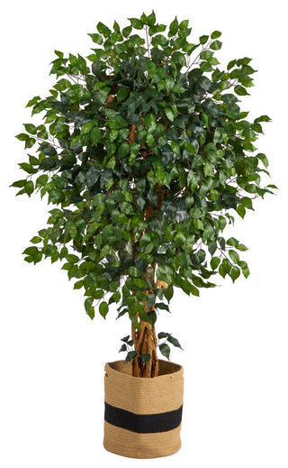 White-background product shot displaying the entire tree and planter; no text or diagrams; front-facing presentation.