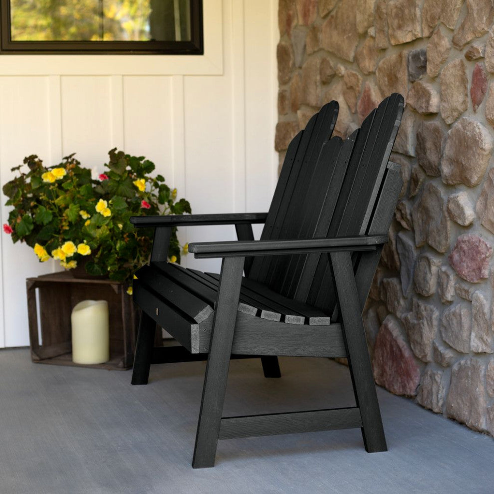 Hamilton 4' Dining Height Bench, Black