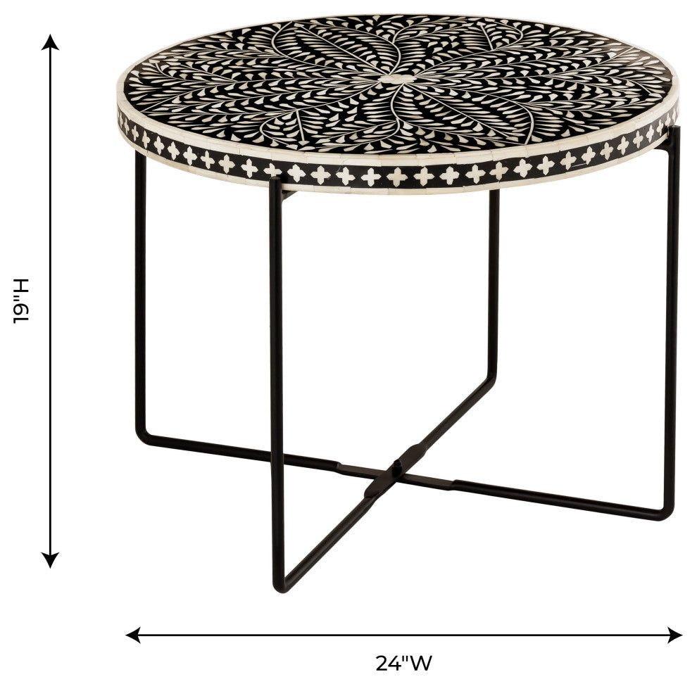 Regina Bone Inlay Coffee Table