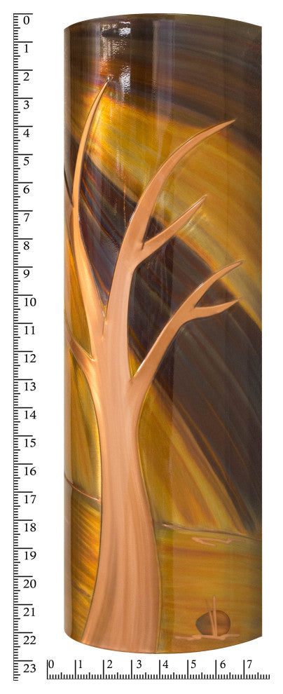 Clay Moon Copper Sconce, Branches