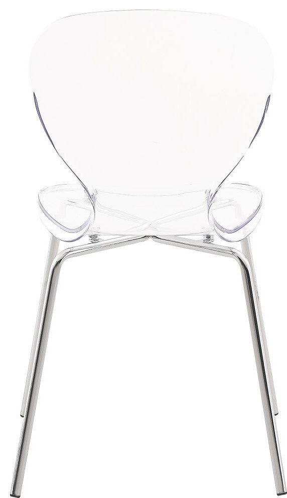 Clarion Dining Chair (Set of 2), Chrome