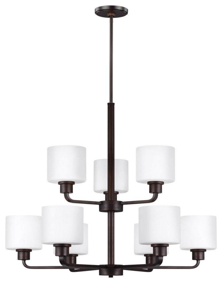 Generation Lighting Canfield Nine Light Chandelier 3128809EN3-710