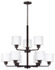 Generation Lighting Canfield Nine Light Chandelier 3128809EN3-710