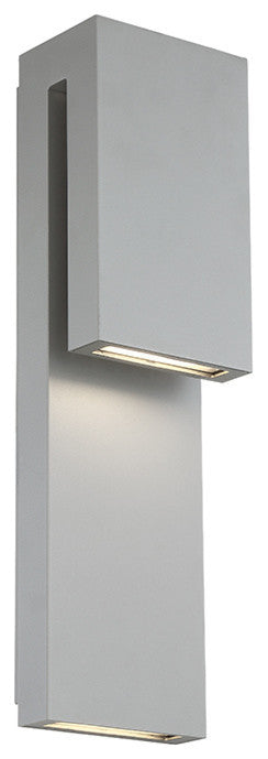 Modern Forms Double Down LED Outdoor Wall Sconce in Graphite