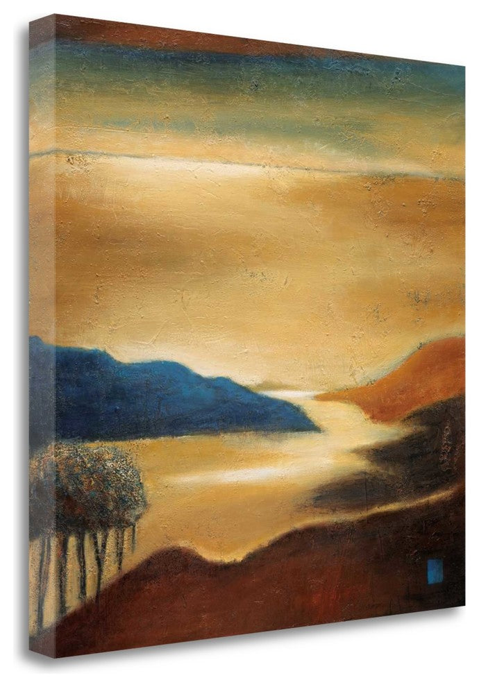 "Vista De Costa Brava" By Ursula Salemink-Roos, Giclee on Gallery Wrap Canvas