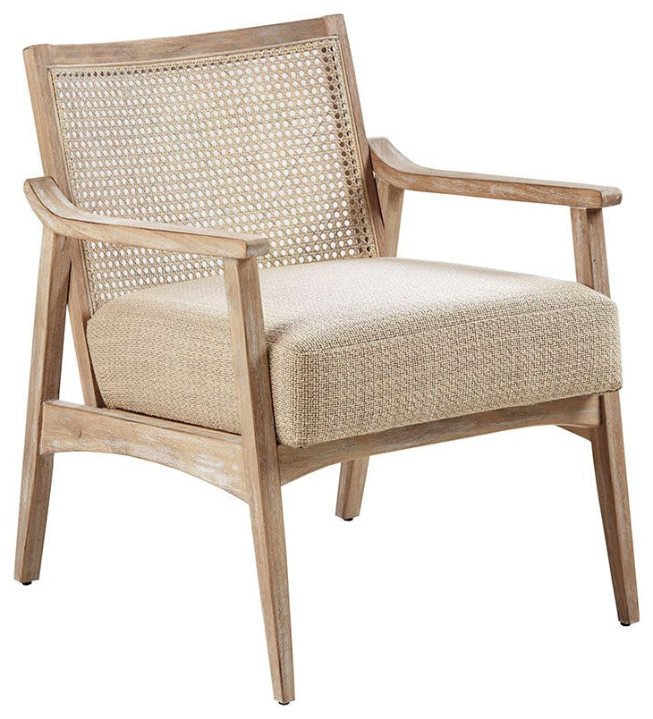 INK+IVY Kelly Accent Chair Dining Chairs, Natural, Accent Chair