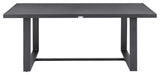 Argiope Outdoor Patio Dining Table in Aluminum