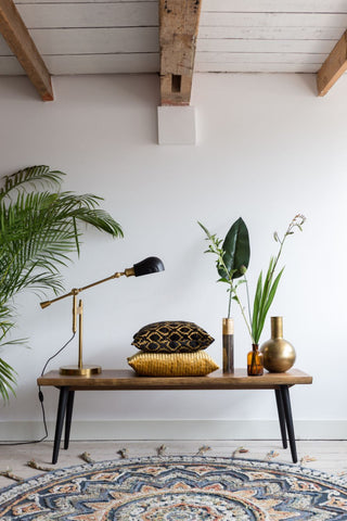 Walnut Dining Bench L | Dutchbone Alagon