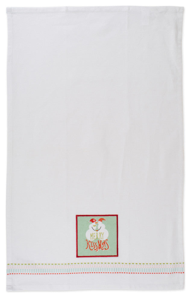 Assorted Cozy Christmas Embellished Dishtowel, Set Of 3