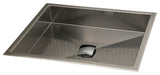 Lacava Argento Collection Lavatory, Brushed Stainless Steel