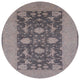 Ahgly Company Indoor Round Mid-Century Modern Area Rugs, 7' Round