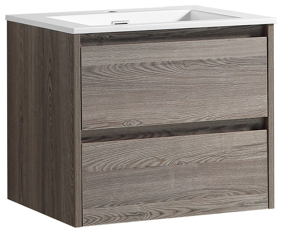 The Marlow Single Bathroom Floating Vanity, Kye, 24"